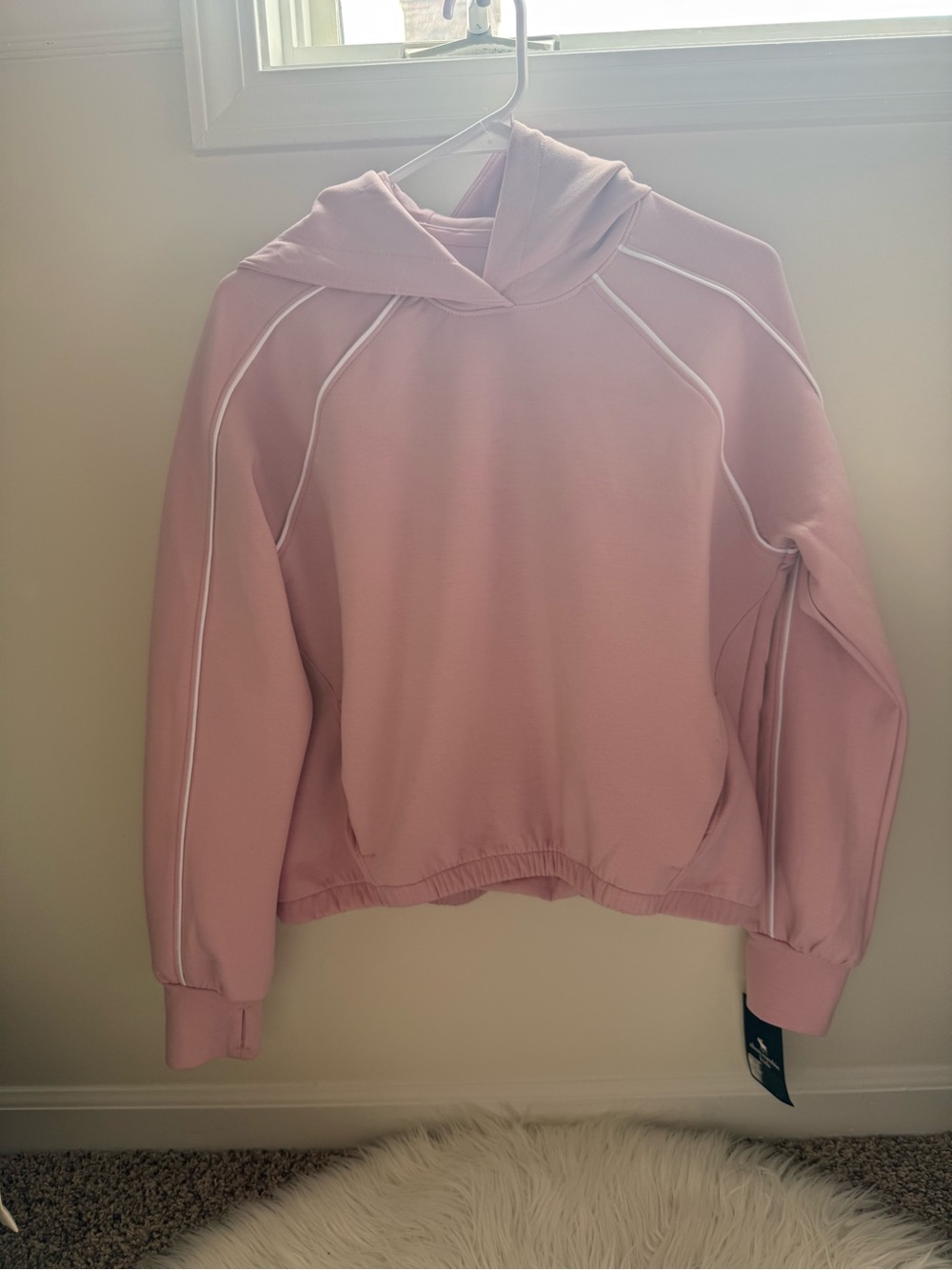 abercrombie girls Pink hoodie NWT